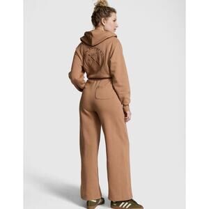 Victoria Secret PINK Ivy Ski Club Fleece Jumpsuit Size L